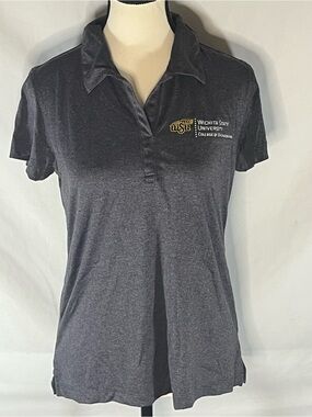 Charles River Apparel Gray WSU Engineering PLTW Embroidered Women’s Polo Small